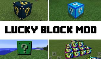 Lucky Block Mods for MCPE Poster