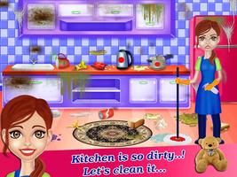 Big House Cleaning Washing پوسٹر