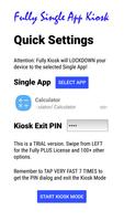 پوستر Fully Single App Kiosk