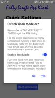 برنامه‌نما Fully Single App Kiosk عکس از صفحه