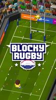 Poster Blocky Rugby