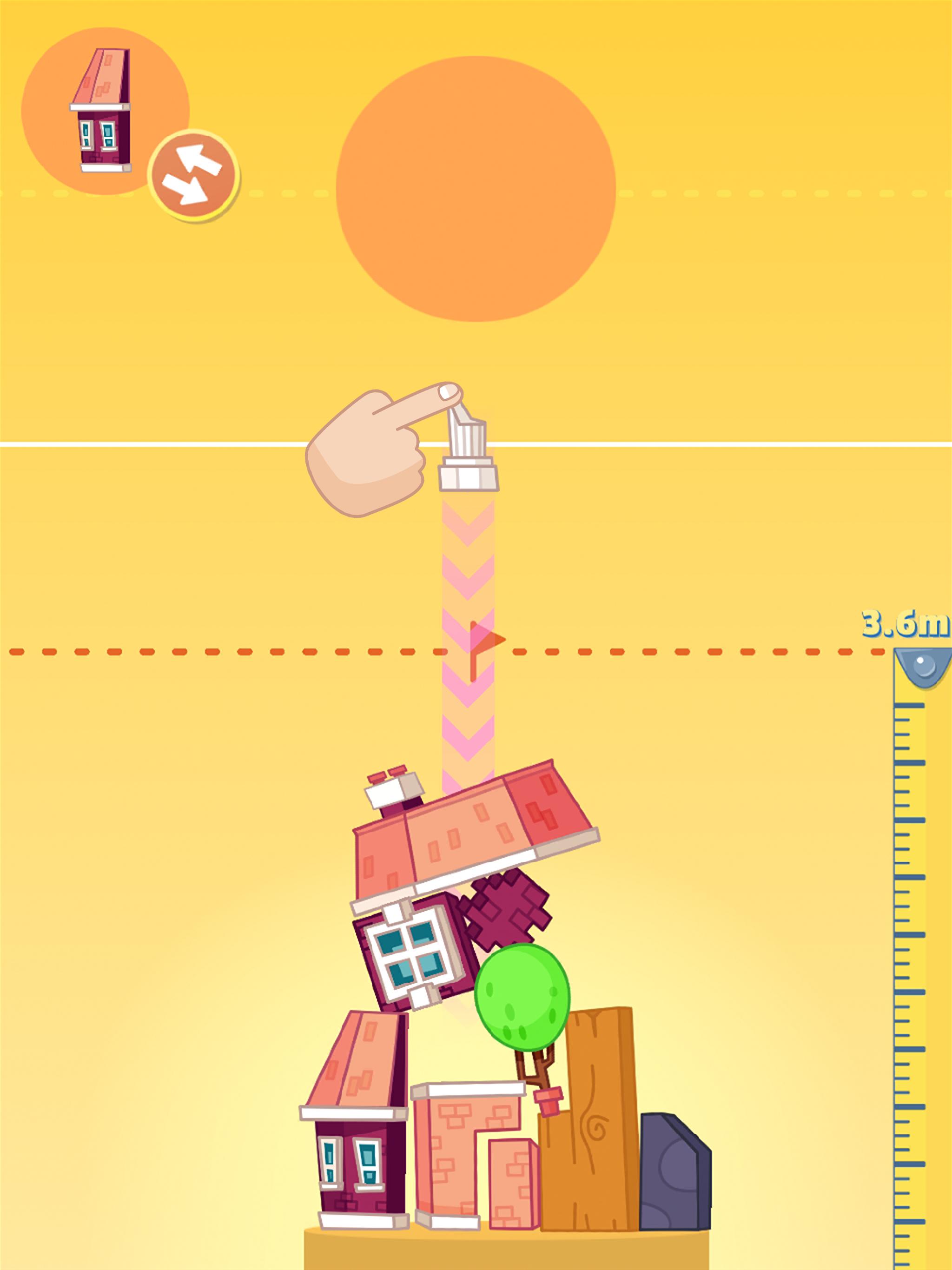 Mod trendy towers. Stack PC. Funny physics app.