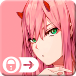 Zero Girl Pink Darling Anime Screen Lock