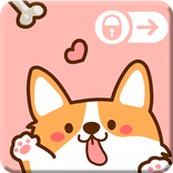 Corgi Cute Dog Puppy Art Kawaii Theme Screen Lock