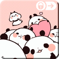 Kawaii Little Panda Bunny Cute