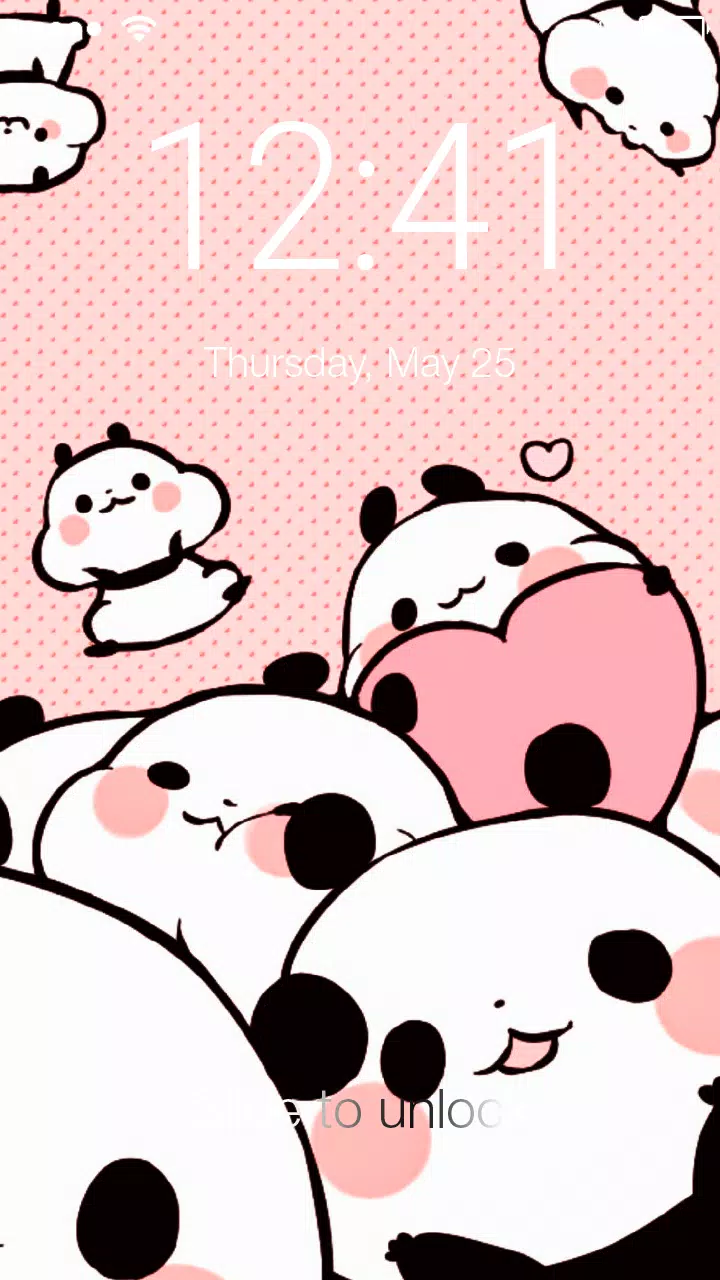 Kawaii Little Panda Bunny Cute Wallpaper Lock APK do pobrania na ...