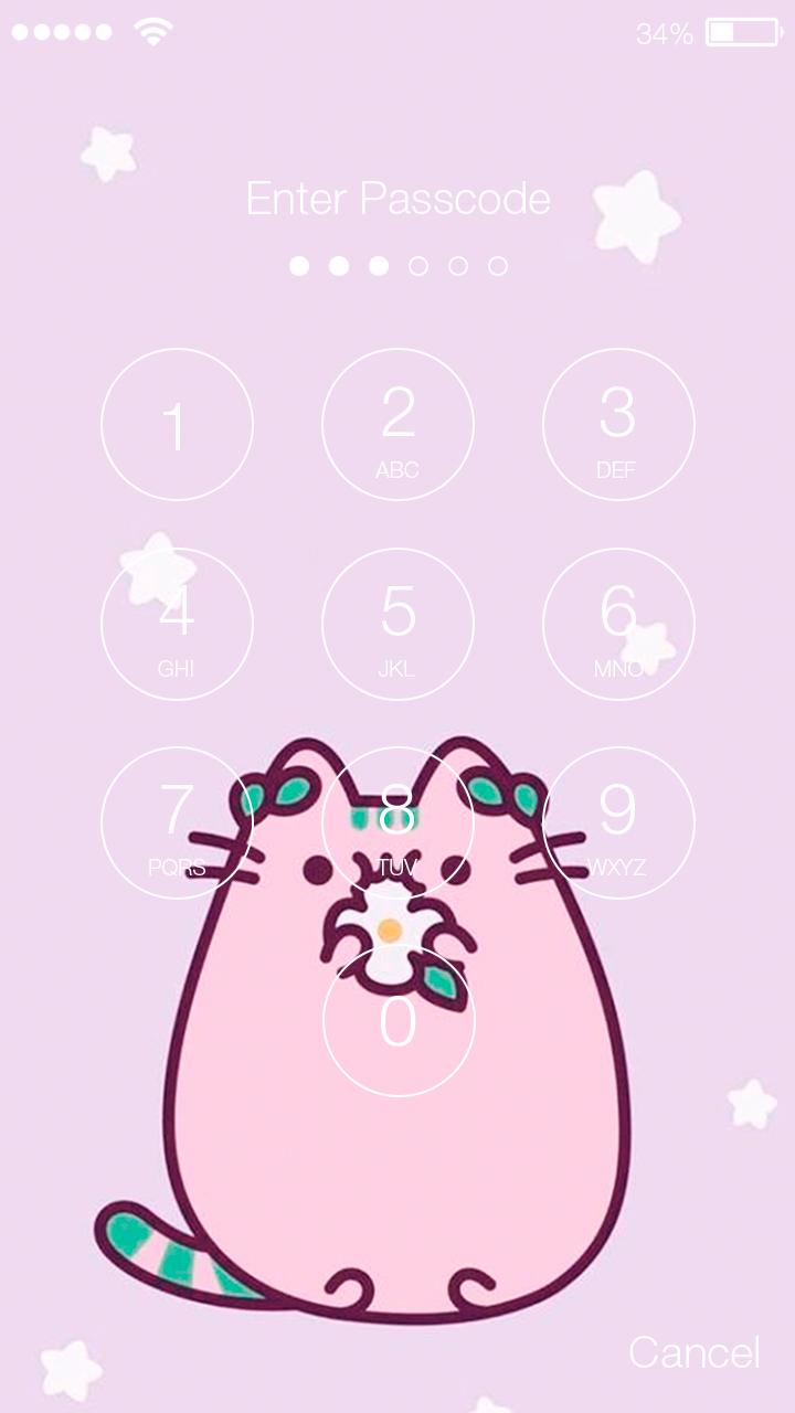 Android ç¨ã® Pink Cute Pusheen Donut Cat Wallpaper Screen Lock APK ããã¦ã³ãã¼ã