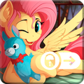 Shy Unicorn Pony Cute Wallpape