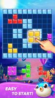 Aqua Blocks Puzzle Seas Cartaz