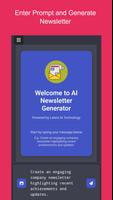AI Newsletter Generator Ekran Görüntüsü 1
