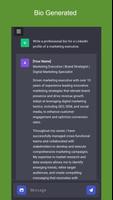 AI Bio Generator Ekran Görüntüsü 2