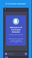 AI Curriculum Generator Plakat