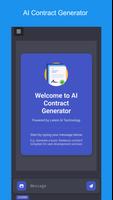 AI Contract Generator Plakat