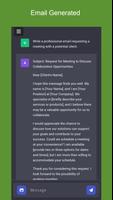 AI Email Generator Ekran Görüntüsü 2