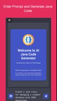 AI Java Code Generator Ekran Görüntüsü 1