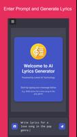 AI Lyrics Generator Ekran Görüntüsü 1