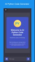AI Python Code Generator Plakat