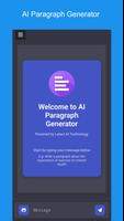 AI Paragraph Generator Plakat
