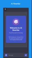 AI Rewriter Plakat