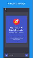 AI Riddle Generator Plakat