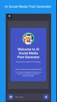AI Social Media Post Generator Plakat