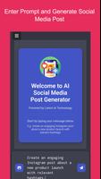 AI Social Media Post Generator Screenshot 1
