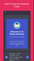 AI Thesis Generator Screenshot 1