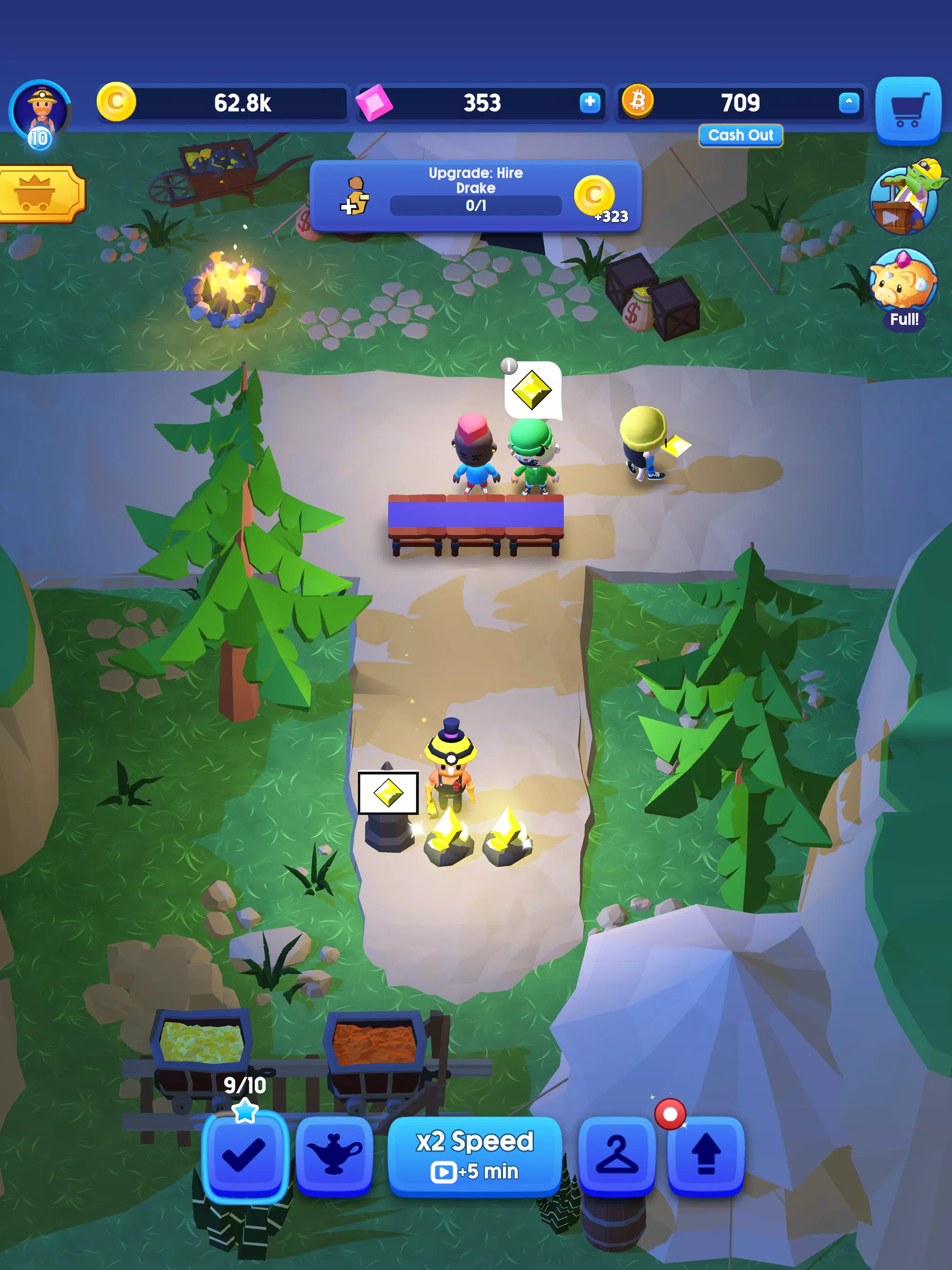 Idle Mine! Tycoon Mining Game