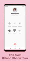 Milana Khametova Call Chat स्क्रीनशॉट 2