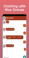 Nics Orense Video Call Chat captura de pantalla 1