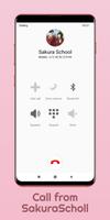 Sakura School Video Call Chat スクリーンショット 2