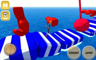 unglaubliche stuntman Wipeout Lauf Plakat