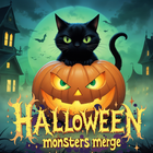 Halloween monsters merge أيقونة