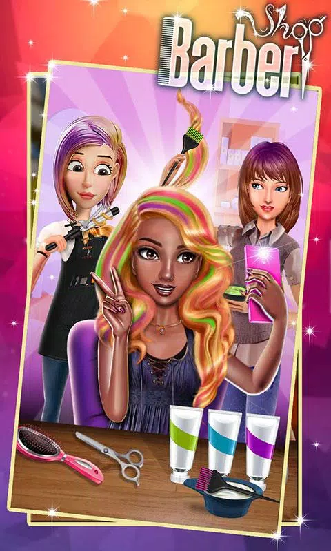 barbearia jogos de salão de cabeleireiro, aparador de cabelo corte de cabelo  louco e meninas beleza spa cabeleireiro makeover jogos::Appstore  for Android