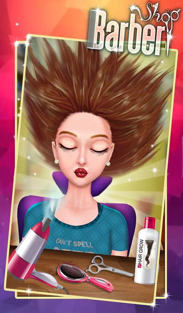 barbearia jogos de salão de cabeleireiro, aparador de cabelo corte de cabelo  louco e meninas beleza spa cabeleireiro makeover jogos::Appstore  for Android