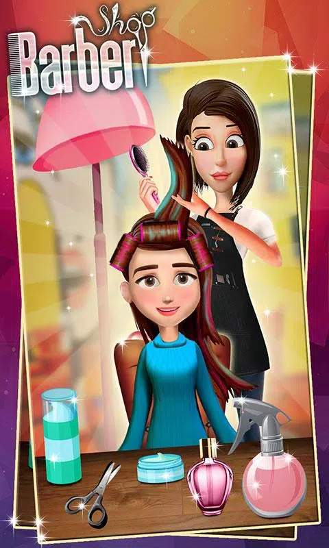 barbearia jogos de salão de cabeleireiro, aparador de cabelo corte de  cabelo louco e meninas beleza spa cabeleireiro makeover jogos::Appstore  for Android