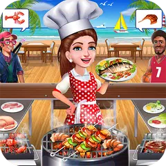 Super Chef Beach Bbq Kitchen Story Cooking Games APK Herunterladen