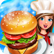 Burger mit Café-Essen-Spiel