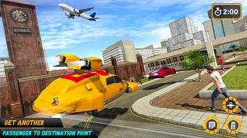 Flying Car Games: Taxi Games capture d'écran 3