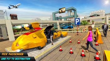 Flying Car Games: Taxi Games capture d'écran 2