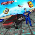 American Cyber Truck Crime City Police Chase Games