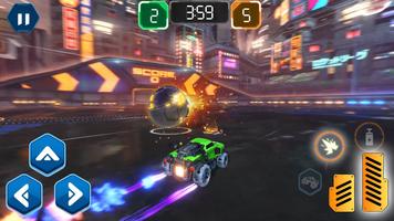 Rocket Car Ultimate Ball الملصق