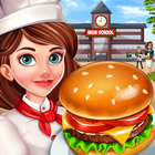 Highschool Burger Cafe Cooking ikona
