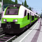 Euro Train Driving Simulator 2019:Free Train Games icône
