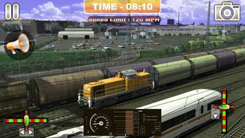 Euro Train Driving Simulator 2019:Free Train Games capture d'écran 1
