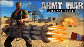Army War Game: geweer spellen-poster