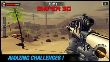 armée sniper 3d 2019: champ de bataille du désert capture d'écran 2