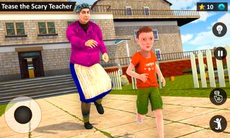 برنامه‌نما Scary Bad Teacher 3D عکس از صفحه