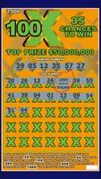 Lottery Scratchers Ticket Off Affiche