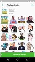 Funny Memes Stickers Affiche